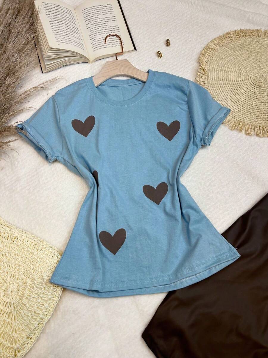 Women T-Shirts - 霧霾藍 - 查看 1