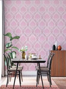 1張復古歐式圖案自粘式壁紙，防水，防污，易於清潔，適用於家居、廚房、櫃子、桌子、椅子、臥室等裝飾翻新 - 彩色 - 查看 5