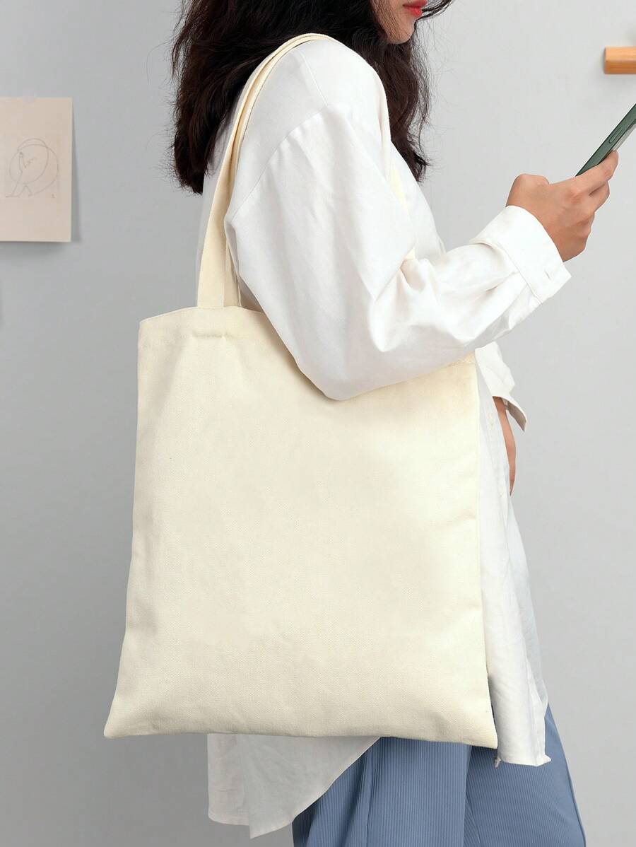 Túi mua sắm màu be trơn, Túi tote đơn giản, thường ngày, có thể đeo vai và xách tay khi đi mua sắmTúi xáchTối giản, thường ngày, dành cho cả nam và nữ, kiểu học sinh trung họcMàu trơnNhẹ, Di động, Sức chứa lớnDùng làm quà tặng cho giáo viên, Cho bé gái, Cho bé trai, Cho phụ nữ, Cho nam giới, Cho sinh viên đại họcTúi quà, Ngoài trời, Du lịch, Đi chơi, Kỳ nghỉ, Bãi biển, Cho mùa hè, Trở lại trường, Cặp sách, Sức chứa lớn, Di động, Cho bé gái tuổi teen, Nữ sinh viên đại học, Hoàn hảo cho văn phòng, Cao đẳng, Trường tiểu học, Trường trung học cơ sở, Trường trung học phổ thông, Công việc, Kinh doanh, Đi làm, Mua sắm, Kỳ nghỉ - trắng - Xem 1