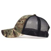 1 件男士迷彩棒球帽，可调节户外运动防晒休闲网帽，适合春季、秋季、旅行、海滩派对万圣节 - 彩色 - 查看 8