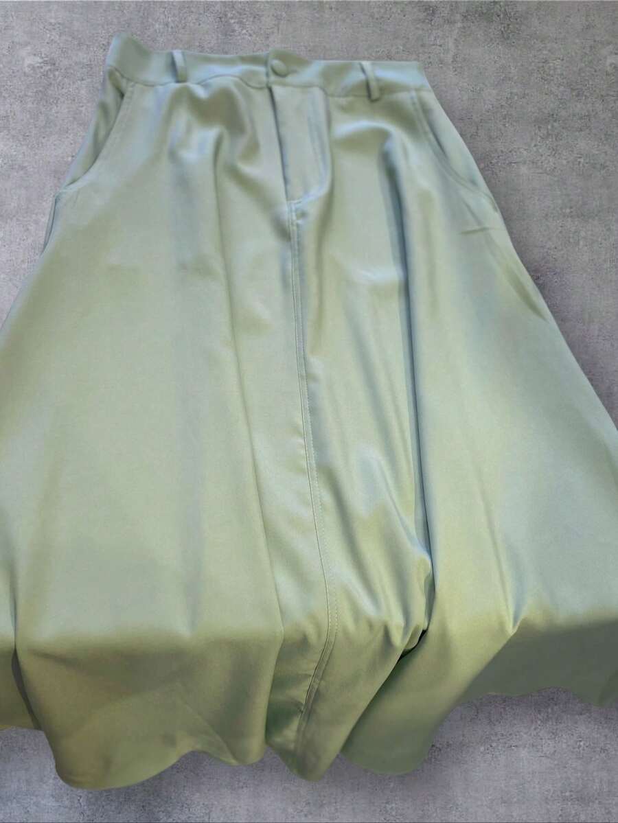 Women Skirts - Màu xanh Bạc hà - Xem 1