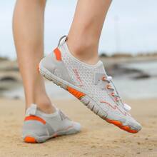 Barefoot Shoes, Quick-Drying Water Shoes, Slip-On Soft Beach Shoes, Quick-Drying Lightweight Breathable Aqua Shoes, Water Sport Outdoor Shoes, Suitable For Swimming, Beach, Rowing, Fishing, Diving, Surfing, Hiking, Running In Parks, Yoga, Fitness, Men's Creek Shoes, Trekking Shoes, Biking Shoes, Water Shoes