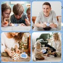 2024 Upgraded Fast Push Bubble Game With 13 Keys, Pop Game Cute Fidget It Game Handheld Light-Up Fidget Toy For Kids & Adults, Enhances Cognitive Skills With Crisp Audio & Precision Control, Perfect Gift For, Christmas & Birthdays (Unicorn Rabbit)(Battery Not Included | Red & Green Light Random)