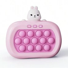 2024 Upgraded Fast Push Bubble Game With 13 Keys, Pop Game Cute Fidget It Game Handheld Light-Up Fidget Toy For Kids & Adults, Enhances Cognitive Skills With Crisp Audio & Precision Control, Perfect Gift For, Christmas & Birthdays (Unicorn Rabbit)(Battery Not Included | Red & Green Light Random)