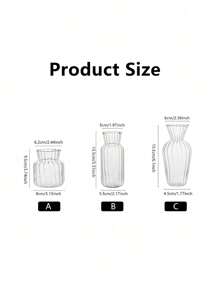 1 Stück Mini transparente Glasvasen für Pflanzen, kreative Hydrokultur-Behälter, Glasblumenvase, Heim- und Raumdekoration, Geschenke zu Geburtstag, Abschluss, Heimdekoration