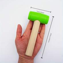 Small Hammer, Carpenter's Hammer, Small Wooden Hammer, DIY Tools, Tapping Tool, Tightening Tool, Woodworking Workshop Tool, Christmas Gift - Multicolor - View 7