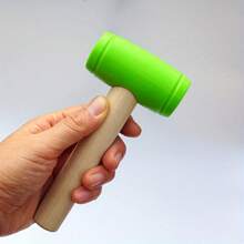 Small Hammer, Carpenter's Hammer, Small Wooden Hammer, DIY Tools, Tapping Tool, Tightening Tool, Woodworking Workshop Tool, Christmas Gift - Multicolor - View 6