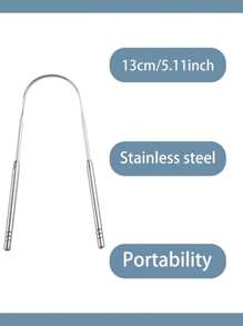 雙頭齒科牙齒清潔器不銹鋼牙籤牙齒污漬去除器,齒科牙齒刮刀, 客廳家庭臥室浴室房屋裝飾,旅遊用品,婚禮、派對、生日、送給男性、母親、父親、朋友、新年禮物,配件,有趣的禮物 - 銀色 - 查看 4