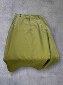 Women Skirts - 軍綠色 - 查看 1