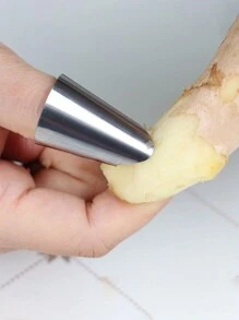 大蒜剝皮器套裝，10入組大蒜剝皮器工具，不鏽鋼方便廚房黃豆剝皮器，手指保護，蔬菜水果工具，廚房用品，切割器，食品，沙拉，裝飾，儲存，聚會，生日用品。 - 彩色 - 查看 4