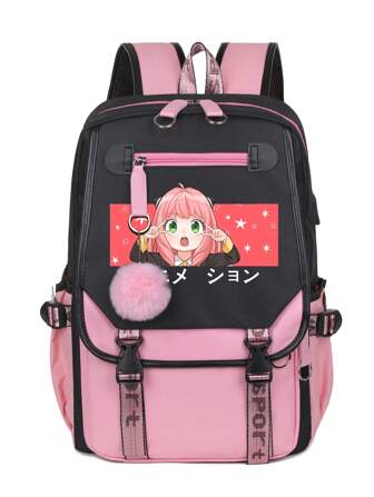 Multifunctional Student Backpack, Korean Style Travel Graffiti Bag, Large Capacity Shoulder Bag, Fashionable Backpack For College Students, UnisexSchool Bag,School Bookbag,Backpack For School,Large Capacity,Classic Casual,Lightweight, Suitable For Teen Girls Women College StudentsMiddle School, High School,Outdoors, Travel, Outings,Holiday,Elementary School, Back To School Supplies