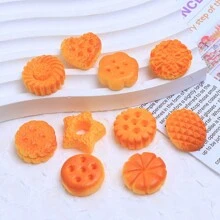 10 chiếc Đồ chơi mô phỏng thực phẩm bằng nhựa ngẫu nhiên Vật liệu tự làm, bao gồm trang trí vỏ điện thoại, bộ phận làm đồ trang sức và trang trí phẳng sáng tạo - Đồ chơi thực phẩm mô phỏng - Xem 8