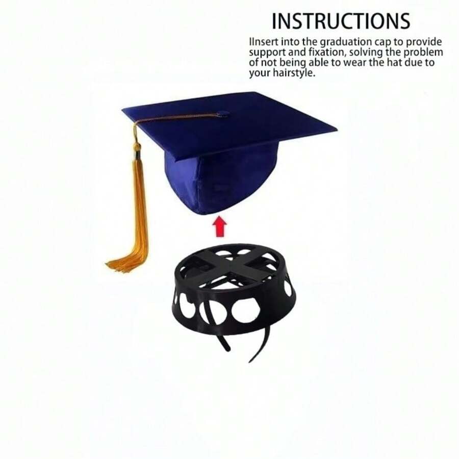 Secures Your Graduation Cap And Hairstyle, Graduation Cap Headband