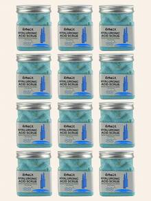 Set Of 12 Hyaluronic Acid Facial And Body Scrubs, Moisturizing And Lightening Spots, 350 Ml. - 藍色 - 查看 1