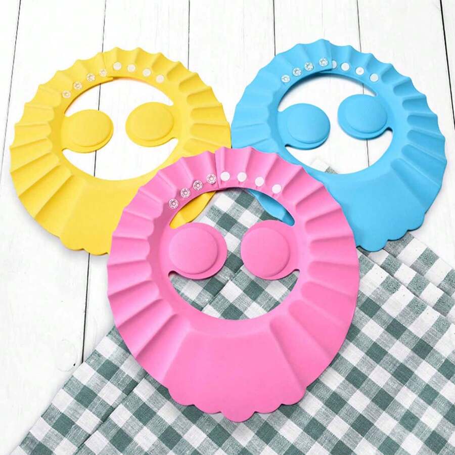 Baby Shampoo Hat With Ear Protection Baby Shampoo Cap Adjustable Children's Hairdressing Bath Thickened Shower Cap Home Bathroom Decor Fall Decor Back To School