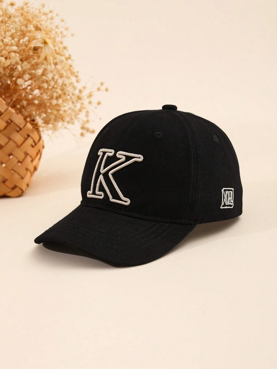 1頂可調節式兒童棒球帽，適用於派對、聚會、戶外、運動、休閒穿著和購物，3-12歲 - 黑色 - 查看 1