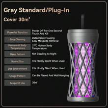 Eliminate Mosquitoes & Insects Instantly - USB Electric Mosquito Light Outdoor Camping Repellent With Wall/Desktop Mount, Purple LED Light - Multicolor - View 7