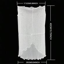 1 pieza Cuello de cisne de unicolor para mujer con cobertor de máscara facial transparente delgado. Accesorios de mujer para invierno y otoño