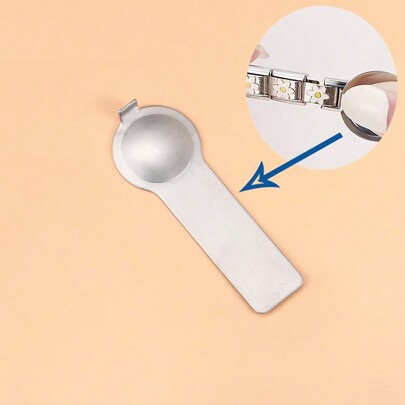 1pc Stainless Steel Remove And Connect Italian Charm Module Bracelet Tool, Stainless Steel Bracelet Assistant Tool, Italian Modular Bracelet Connecting Tool, Modular Clasp Fast-Loop, Opening Device, Bracelet Disassembly Tool, DIY Handwork Auxiliary Accessory