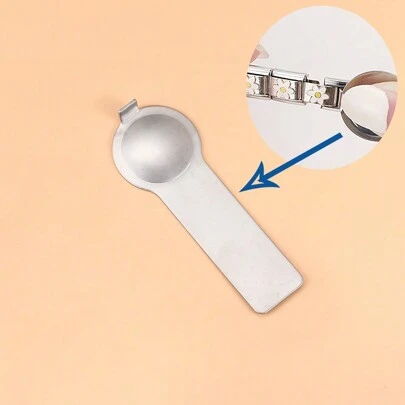 1 件不锈钢拆卸和连接意大利魅力模块手链工具，不锈钢手链辅助工具，意大利模块化手链连接工具，模块化扣环快速环，开启装置，手链拆卸工具，DIY 手工辅助配件