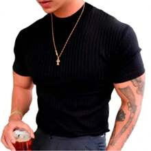 Men T-Shirts - màu đen - Xem 3