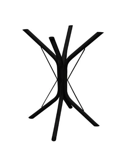 Base de Mesa Aço Inoxidável 75cm para Cozinha Montada com Apoio Madeira Granito Mármore Jantar Pedra Vidro Quadrada Redonda Moderna