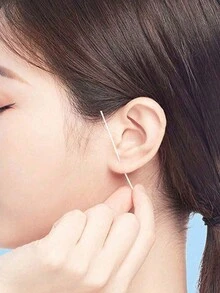 60pcs Ultra-Thin Ear Piercing Cleaning Line Set Including Ear Care Solution, Piercing Cleaning Tool, Ear Piercing Cleaning Disinfectants And Storage Bag, Suitable For Girls, Women And Men To Prevent Ear Piercing Infection - Multicolor - View 3