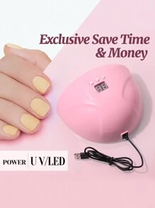 LULAA UV LED 凝胶指甲油灯专业指甲烘干机塑料外壳凝胶固化灯快干凝胶指甲油烤箱便携式自动感应沙龙和家用美甲烘干机，最佳女孩礼物 UV LED 灯指甲烘干机带智能传感器 UV 指甲灯用于固化所有凝胶抛光专业美甲工具 - 彩色 - 查看 8