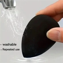 5/10 miếng bọt biển vẽ mặt hình cánh hoa mật độ cao dành cho người lớn - Hoàn hảo cho nghệ thuật trang điểm và vẽ cơ thể Trở lại trường, Trở lại trường, Đồ dùng học tập - màu đen - Xem 6