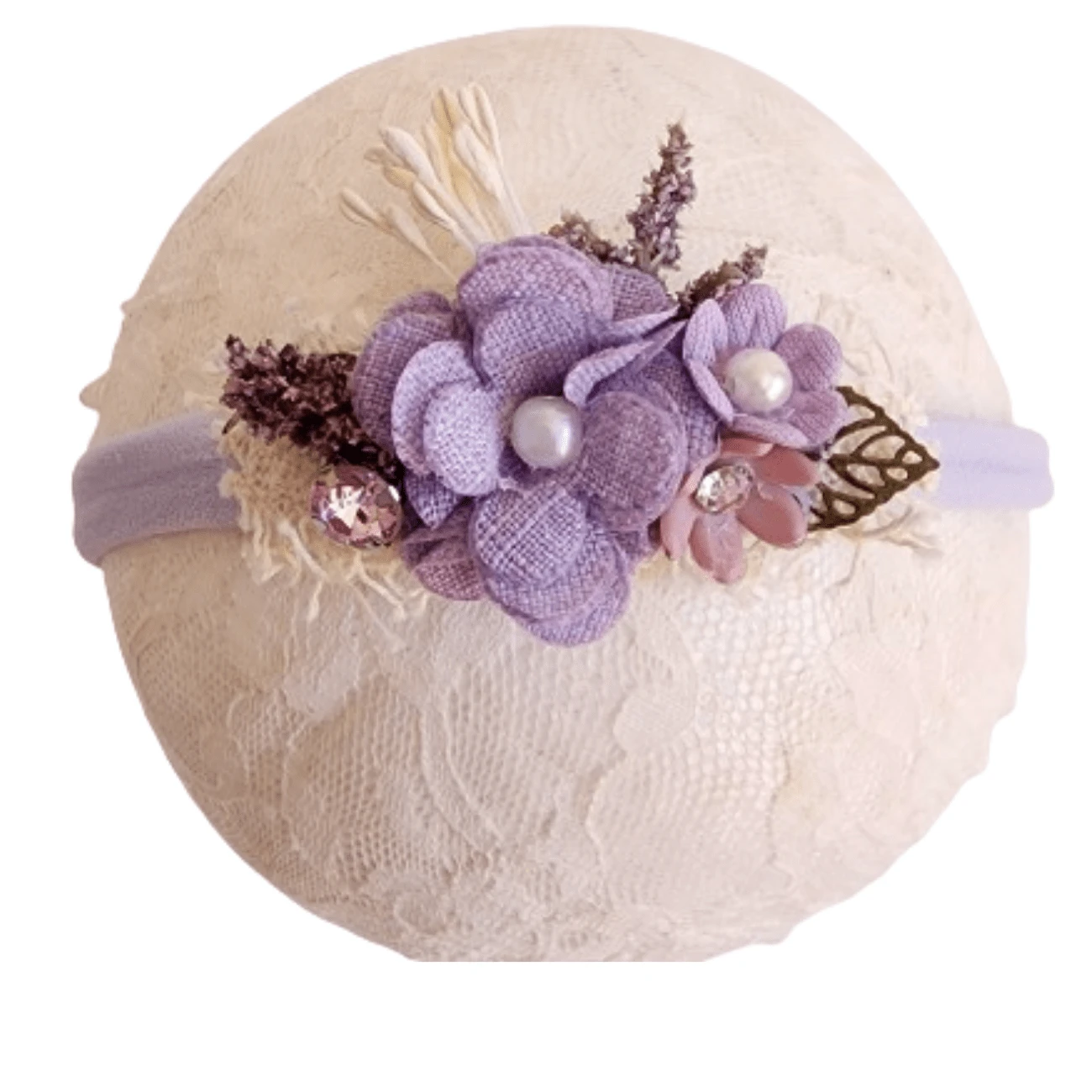 Phụ kiện tóc cho bé - Màu Lilac Tím - Xem 1