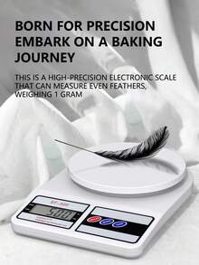 [畅销商品] 1 件多功能称重厨房数字电子秤，食物秤，意大利手持咖啡秤，后面板 LED 显示屏，易于清洁的称重面板，底部带防滑垫的咖啡豆称重器，厨房配件，烘焙工具，准确控制食物重量，适用于家庭烹饪秤、旅行、食品、厨房用品、烘焙工具、茶叶称重、减肥辅助称重工具、终身必备称重工具 - 彩色 - 查看 2