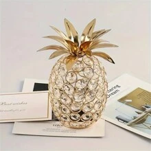 1pc, Fruit Crystal Decoration, Fruit DDecoration, Fruit Candlestick, Suitable For Home Restaurant Decoration, Holiday Gift, Wedding Party