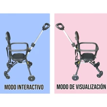 CARRITO DE VIAJE PEGABLE PARA NIÑOS - Negro - Ver 3