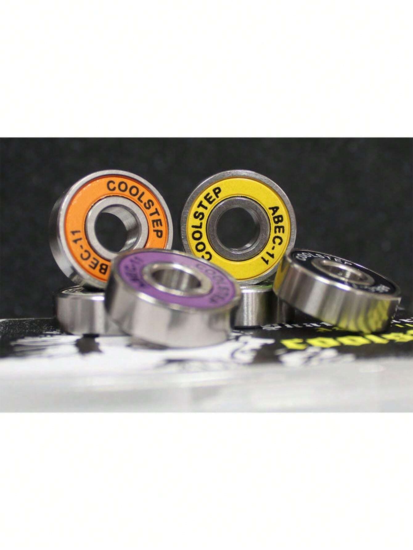 ABEC11 Skateboard Bearings 608 Bearing Set Of 8 For Inline Skates