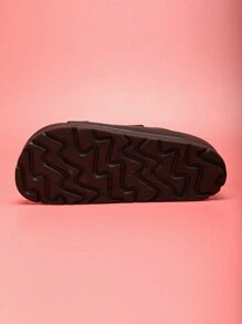 新款時尚EVA大底拖鞋，休閒舒適的女式戶外沙灘涼鞋，帶可調節扣環，重量輕，具防滑功能