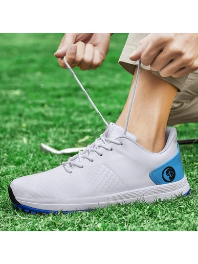 男士专业高尔夫运动鞋，防水防滑时尚休闲鞋