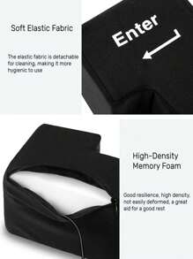 Gran tecla Enter USB cojín de ventilación, botón de retorno suave para computadora, almohada de descompresión, juguete para aliviar el estrés del botón Enter, empaquetado y enviado al azar - Multicolor - Ver 9