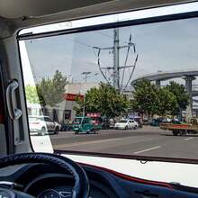 1 pieza Película transparente para sombra solar, visera solar retráctil, parasol de parabrisas, película de aislamiento térmico de la ventana delantera, adecuada para autobuses, camiones, camiones cisterna, automóviles privados, vehículos todo terreno - Multicolor - Ver 6