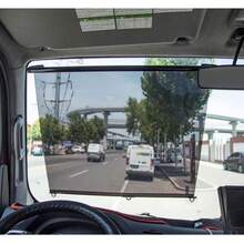 1 pieza Película transparente para sombra solar, visera solar retráctil, parasol de parabrisas, película de aislamiento térmico de la ventana delantera, adecuada para autobuses, camiones, camiones cisterna, automóviles privados, vehículos todo terreno - Multicolor - Ver 8