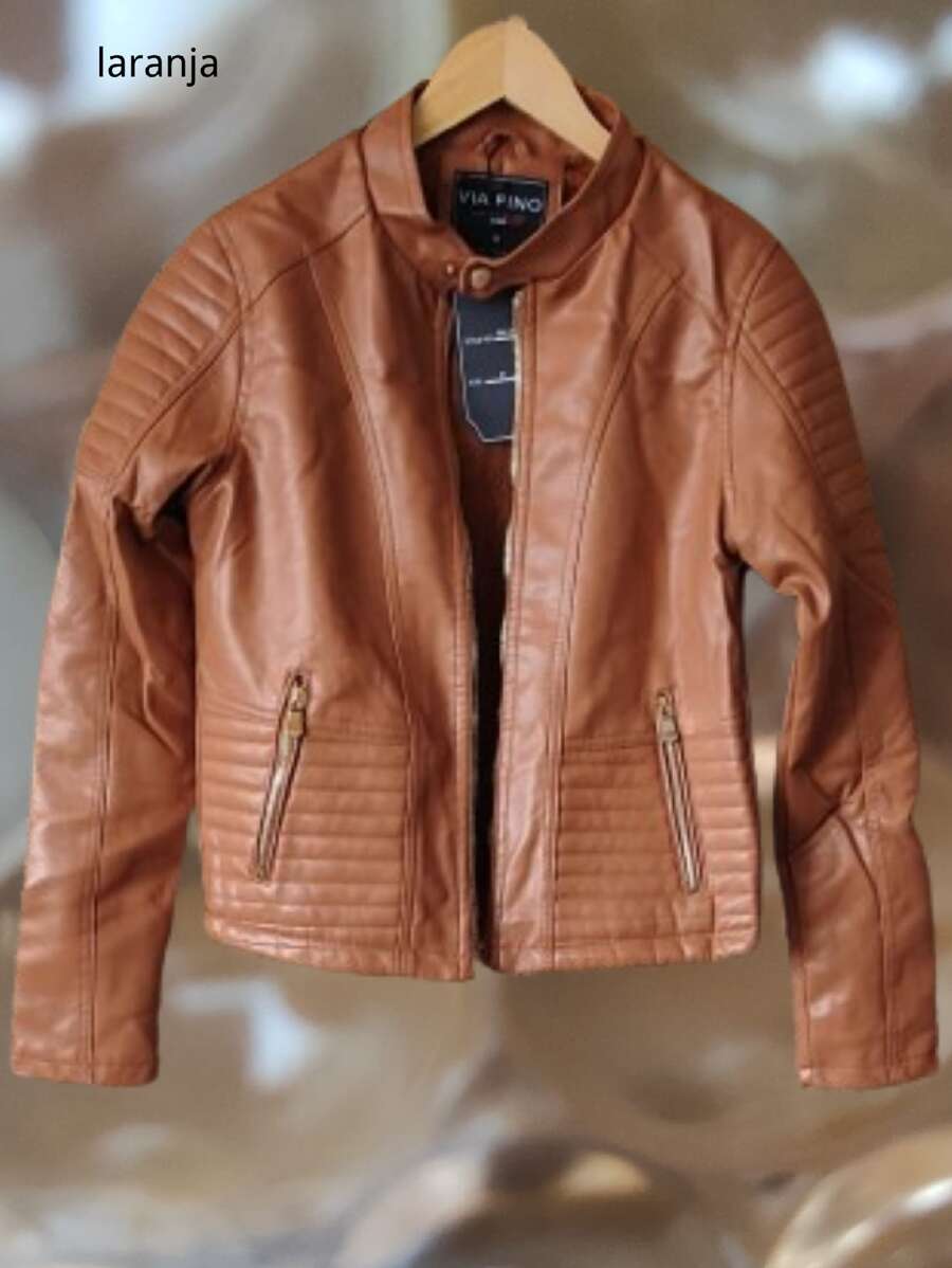 Women Jackets - Orange - View 1