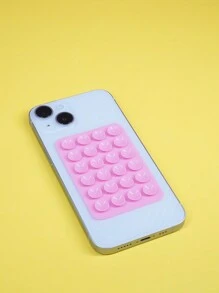 1/3/5 件硅胶吸盘手机壳支架 - 免提，强力抓握，适合自拍和视频 - 耐用，易于使用 - 兼容各种手机，建议用于镜子和玻璃等光滑表面