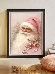 可爱圣诞老人 5D 钻石画套装，全圆形钻石 DIY 钻石艺术工艺品，适合成人和初学者，家居墙壁客厅装饰 - 彩色 - 查看 12