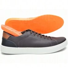 Men Sneakers - 咖啡棕 - 查看 4