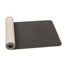 Dicke und breite TPE Yoga Matte, rutschfest, stoßdämpfend, schalldicht, Springseil Matte