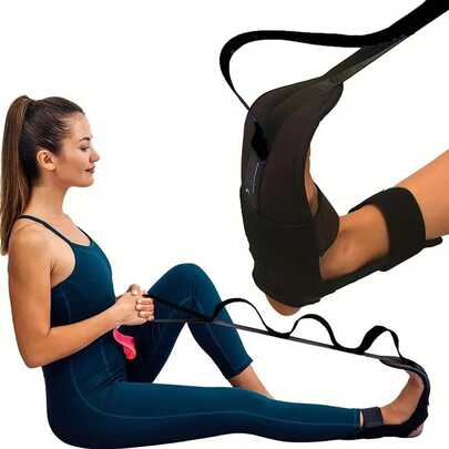 1pc Foot Stretcher, Calf Stretcher, Yoga Strap, Leg Stretcher, Hamstring Stretcher