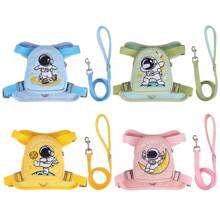 1 Bộ Dây Kéo Họa Tiết Spaceman Cho Chó Có Thể Điều Chỉnh Ba Lô Thú Cưng Poodle Bixiong Dây Kéo Dây Đeo Ngực Dây Đeo Cổ Áo Dây Nịt Và Dây Xích Phụ Kiện Cho Chó - Nhiều màu - Xem 5