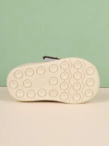 1pair New Unisex Neutral Design Classic Sneakers, Cute Comfortable Cartoon Animal Detail, High-End Wrapped Toe Cap Design Stable Infant & Toddler Shoes, Slip-Resistant Flexible Sole Breathable Sports Shoes For Baby Girls, Suitable For Daily Commute And Campus Style Students (Note: Mesh Upper)