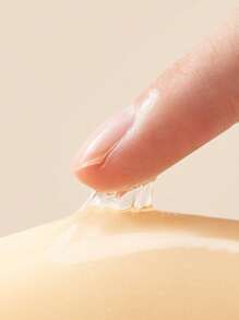 4pcs Reusable Silicone Breast Pads With 2pcs Disposable Nipple Covers, Anti-Slip - Camel - View 3