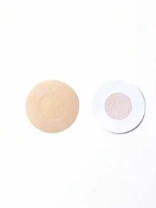 4pcs Reusable Silicone Breast Pads With 2pcs Disposable Nipple Covers, Anti-Slip - Camel - View 5