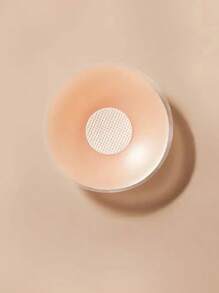 4pcs Reusable Silicone Breast Pads With 2pcs Disposable Nipple Covers, Anti-Slip - Camel - View 4